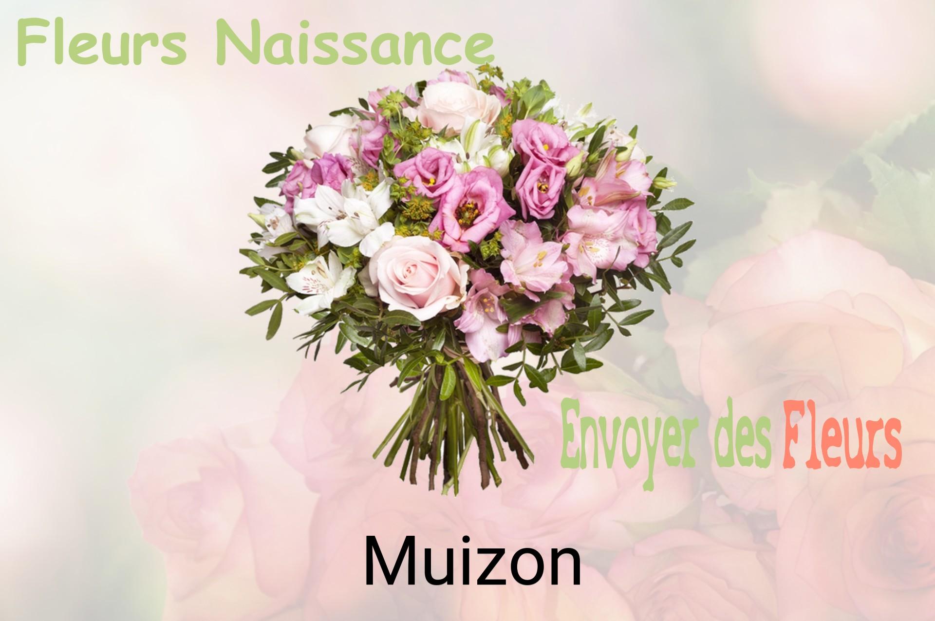 Bouquet de fleurs de naissance livré à Muizon